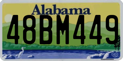 AL license plate 48BM449