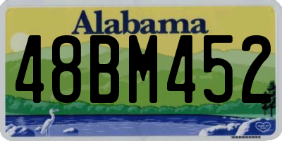 AL license plate 48BM452