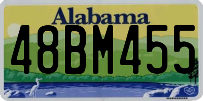 AL license plate 48BM455