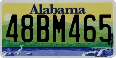 AL license plate 48BM465