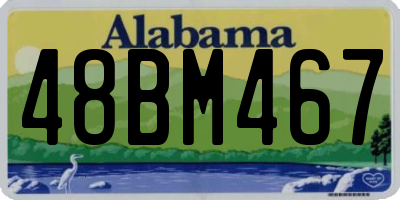 AL license plate 48BM467