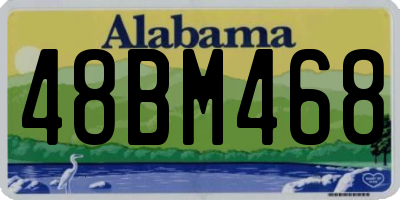 AL license plate 48BM468