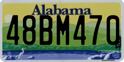 AL license plate 48BM470