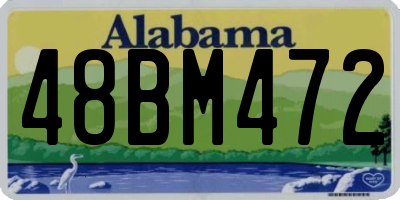 AL license plate 48BM472