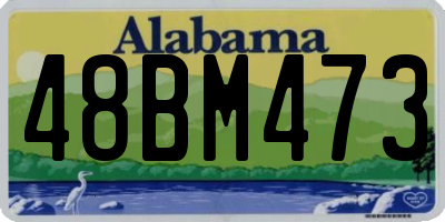 AL license plate 48BM473