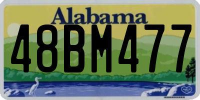 AL license plate 48BM477