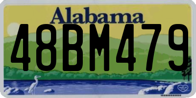 AL license plate 48BM479