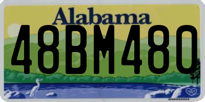 AL license plate 48BM480