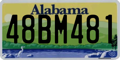 AL license plate 48BM481
