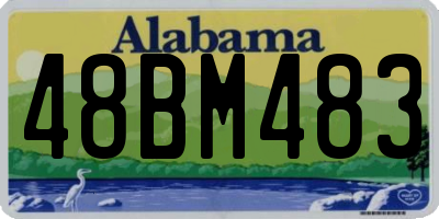 AL license plate 48BM483