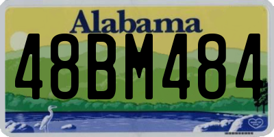 AL license plate 48BM484