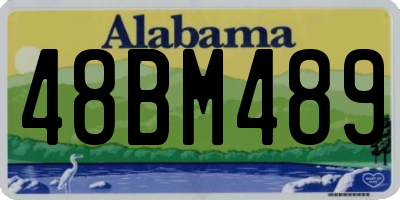 AL license plate 48BM489