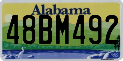 AL license plate 48BM492