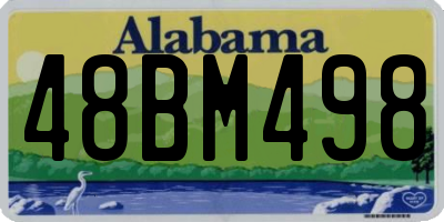 AL license plate 48BM498