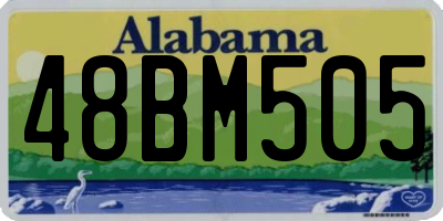 AL license plate 48BM505