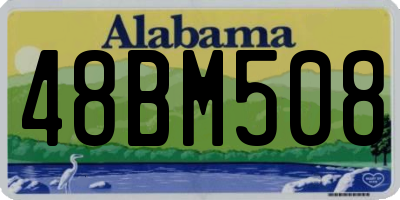 AL license plate 48BM508