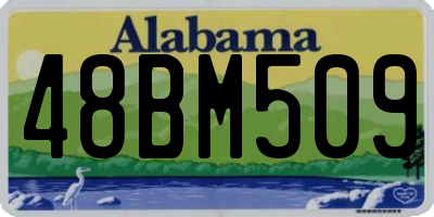 AL license plate 48BM509
