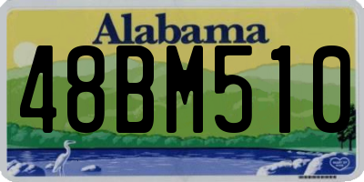 AL license plate 48BM510