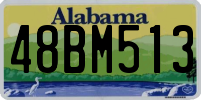 AL license plate 48BM513