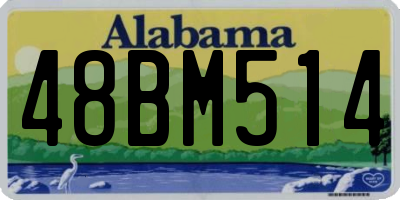 AL license plate 48BM514