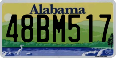 AL license plate 48BM517