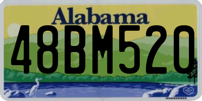 AL license plate 48BM520