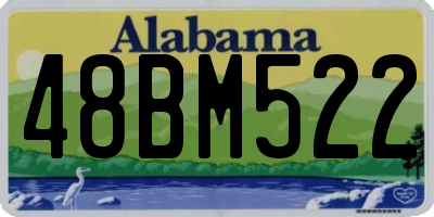 AL license plate 48BM522
