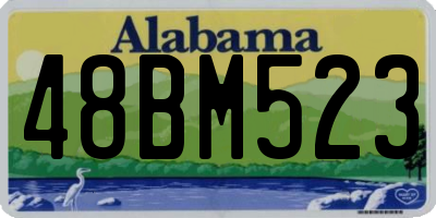 AL license plate 48BM523