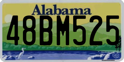AL license plate 48BM525