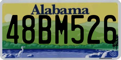 AL license plate 48BM526