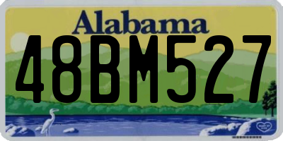 AL license plate 48BM527