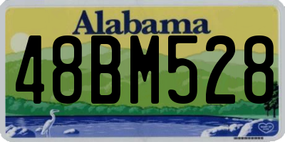 AL license plate 48BM528