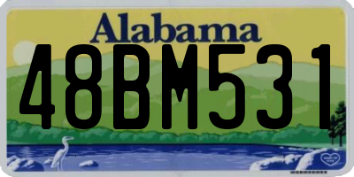 AL license plate 48BM531
