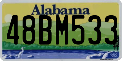 AL license plate 48BM533