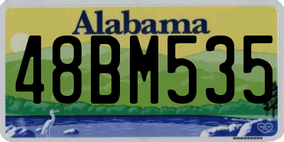 AL license plate 48BM535
