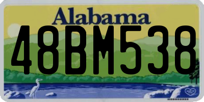 AL license plate 48BM538