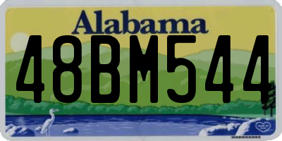AL license plate 48BM544