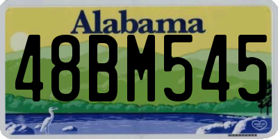 AL license plate 48BM545