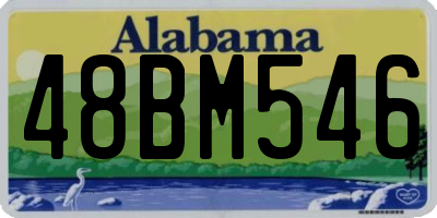 AL license plate 48BM546