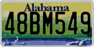 AL license plate 48BM549