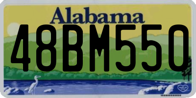 AL license plate 48BM550