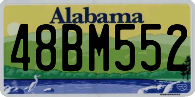 AL license plate 48BM552
