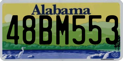 AL license plate 48BM553