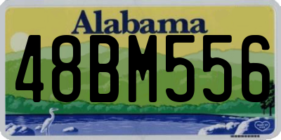 AL license plate 48BM556