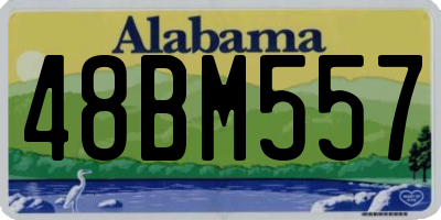 AL license plate 48BM557