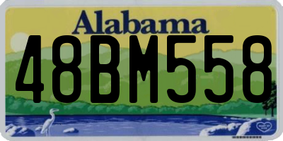 AL license plate 48BM558