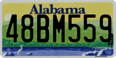 AL license plate 48BM559