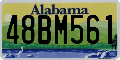AL license plate 48BM561