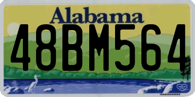 AL license plate 48BM564