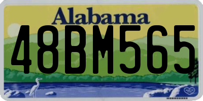 AL license plate 48BM565
